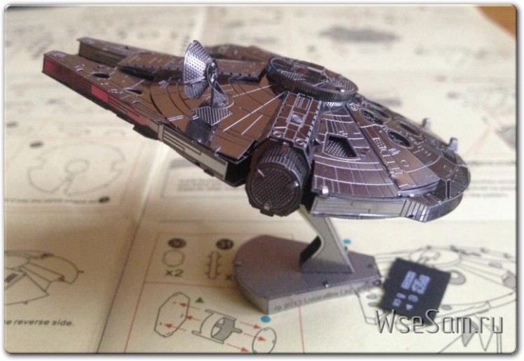 Металлический конструктор Millennium Falcon из Звездных войн