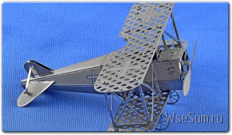 3D Metal Puzzle Истребитель Fokker_D.VII