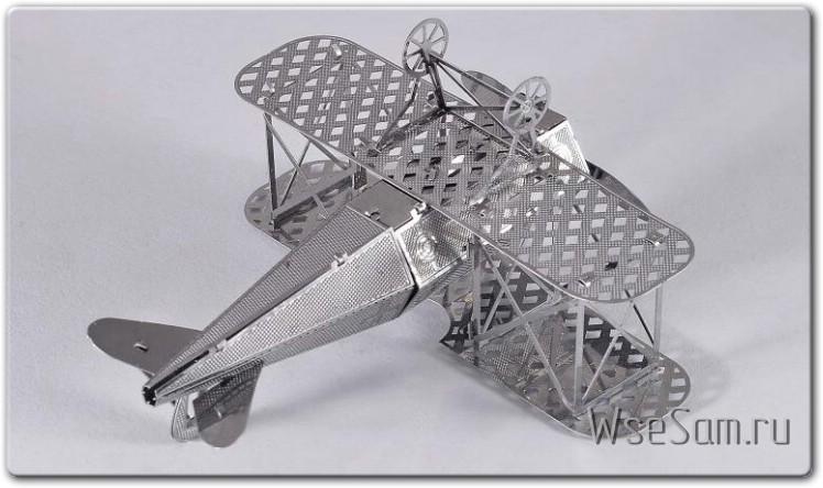 3D Metal Puzzle Истребитель Fokker_D.VII