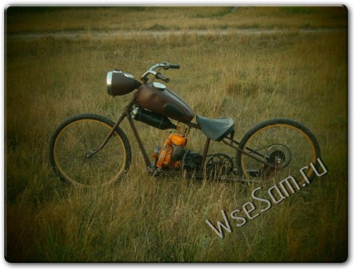 самодельный мотоцикл из бензопилы