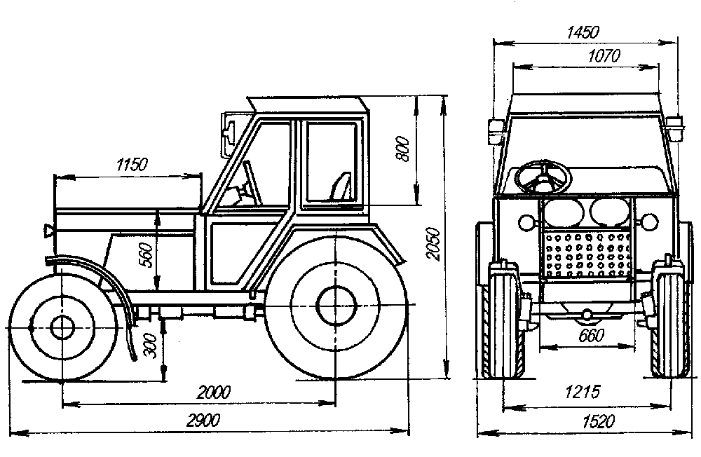 Самодельный мини-трактор фото